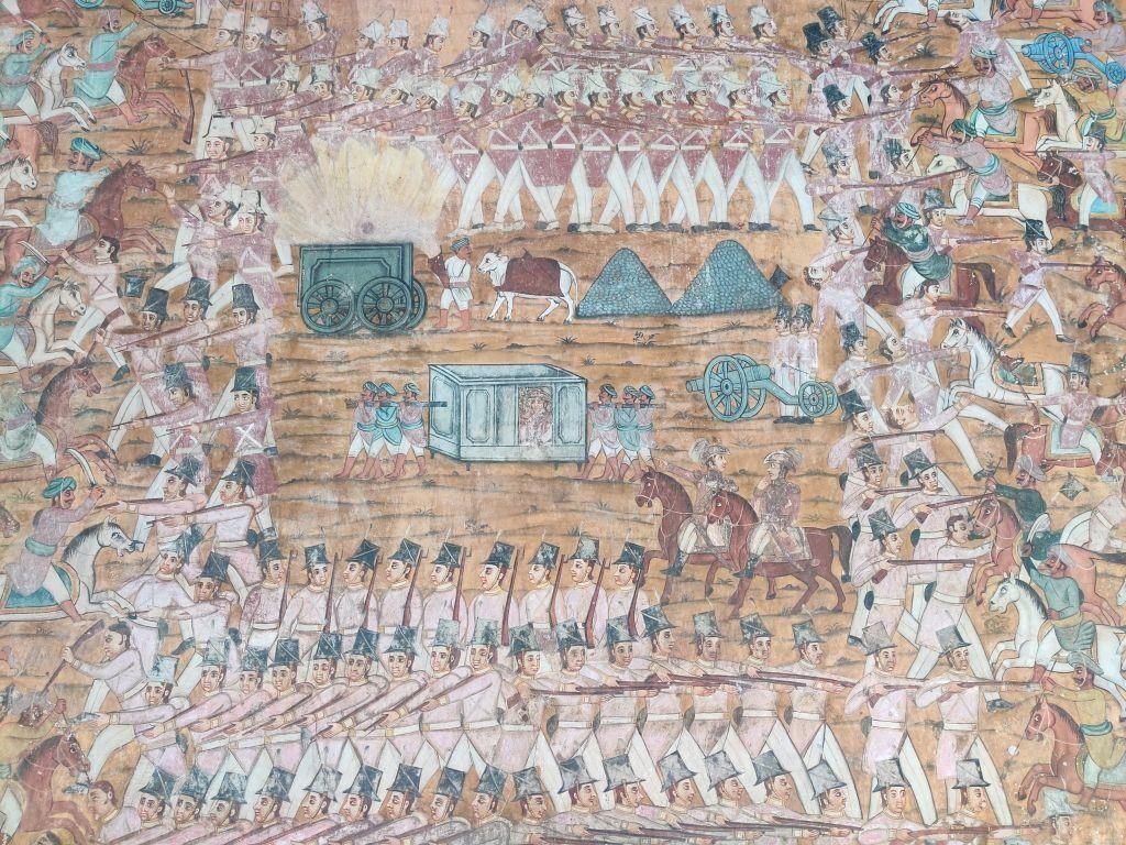 लड़ाई का दृश्य