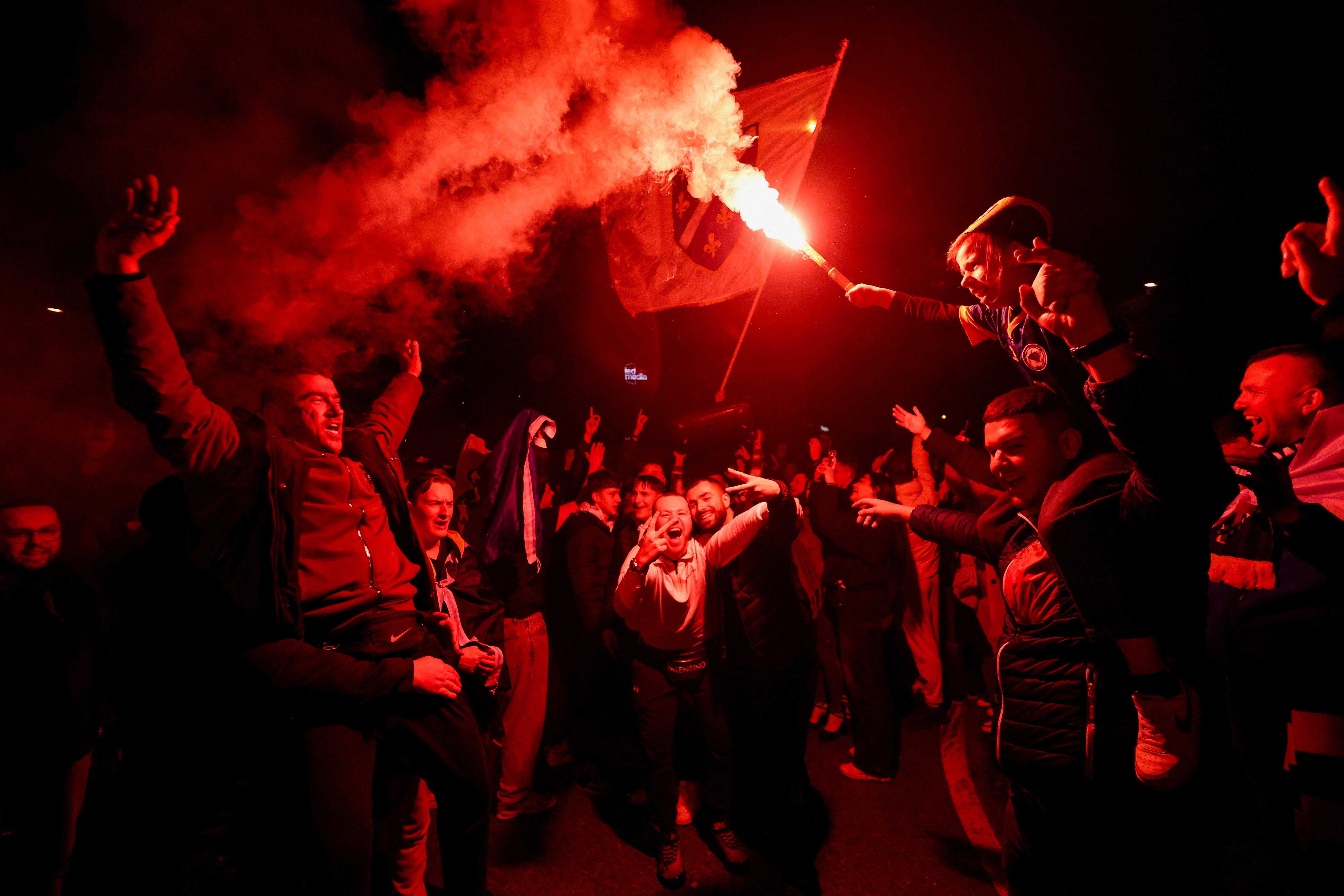 I dece je bilo na ulicama posle meča