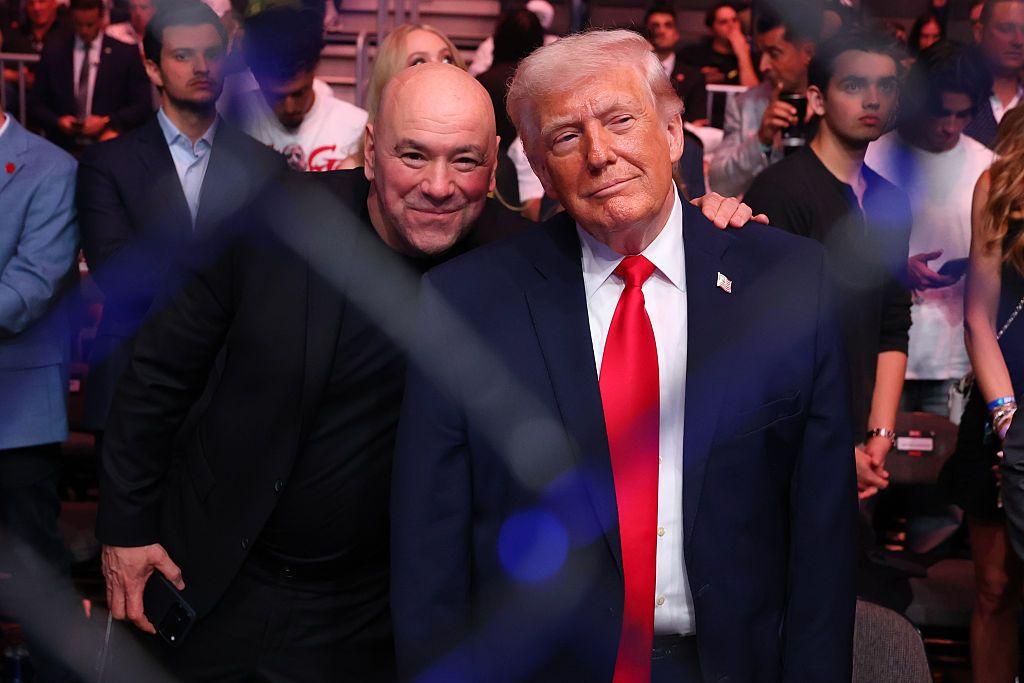 Dana White com Donald Trump