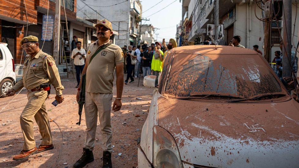 India and Pakistan accuse each other of firing missiles at airbases as conflict intensifies
