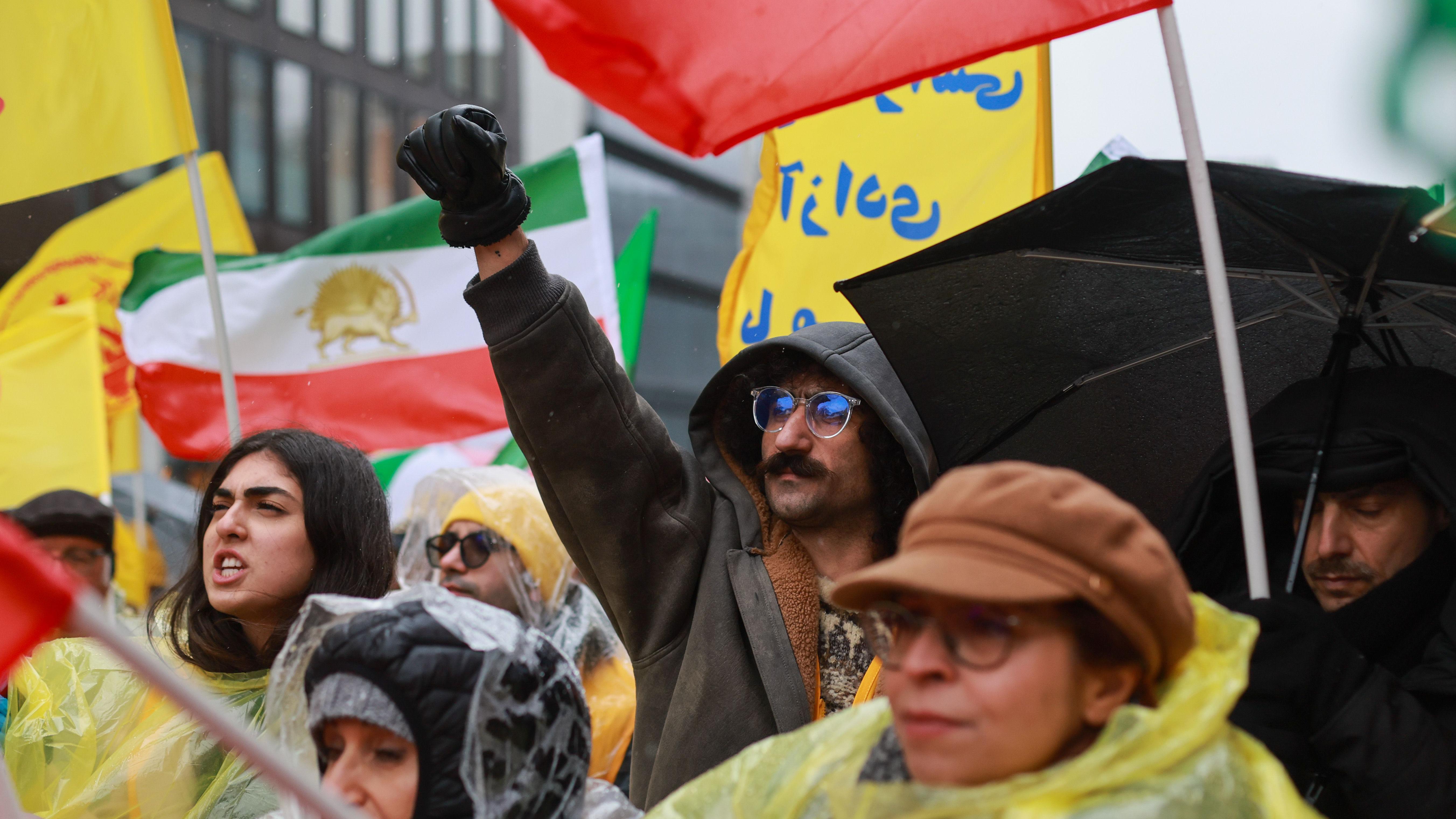 Iran bez interneta 24 sata, protesti se nastavljaju, Pahlavi pozvao Trampa da 'reaguje' 5 Skup podrške demontrantima u Iranu u Briselu