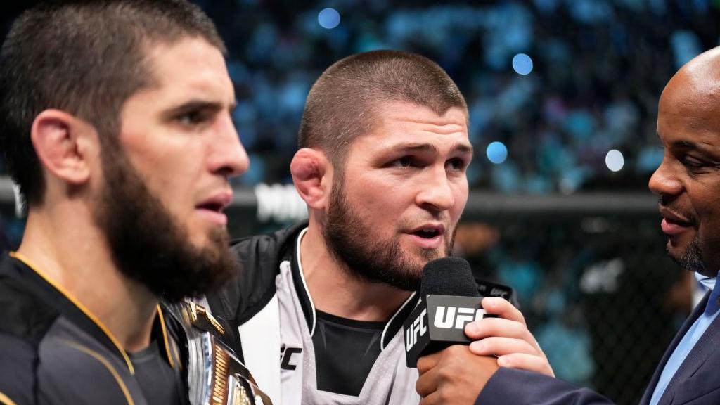 Islam Mahačev i Habib Nurmagomedov