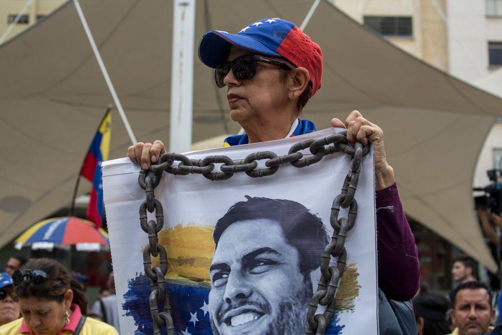 Protestas por la liberación de Juan Requesens.