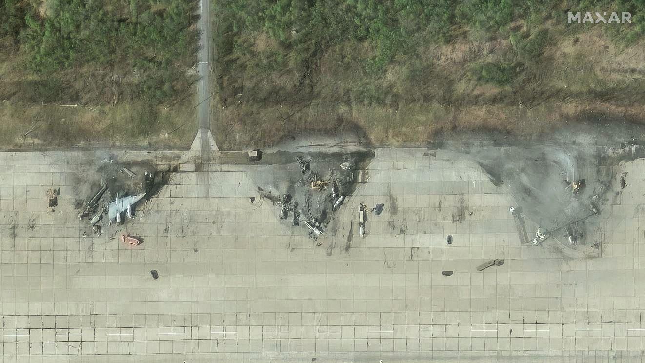 Base aérea de Olenya tras la Operación Telaraña