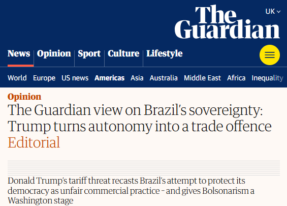 Site do The Guardian