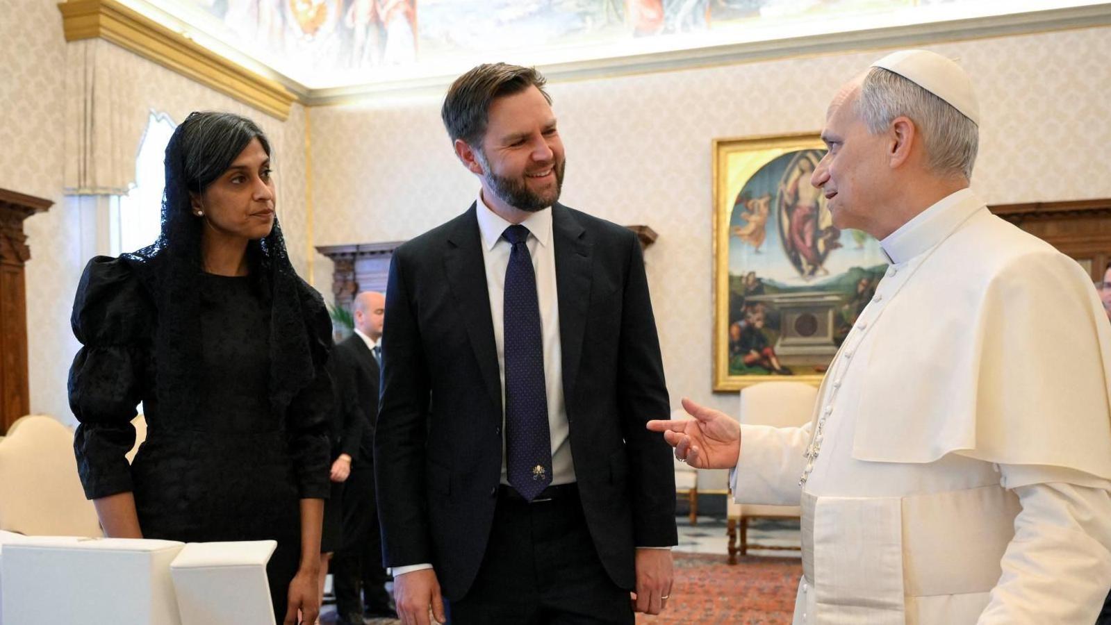Pope Leo XIV holds Vatican talks with JD Vance 