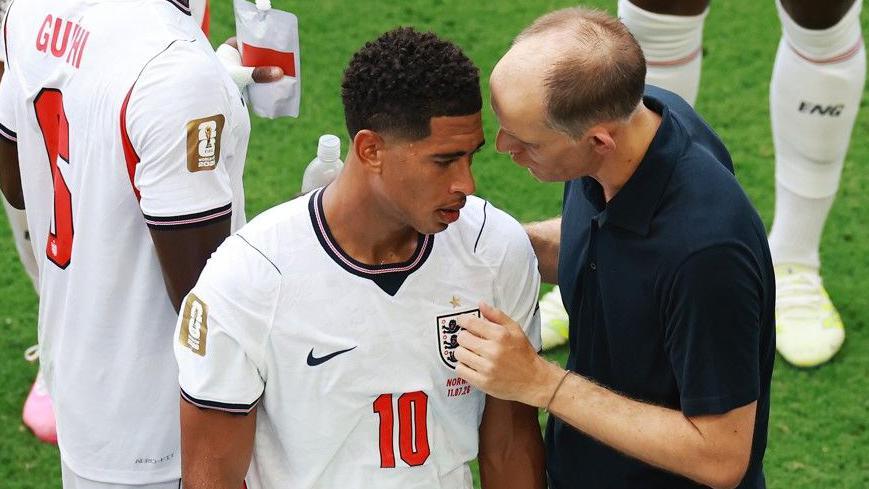 Tuchel angry at lucky England - but Bellingham defends players