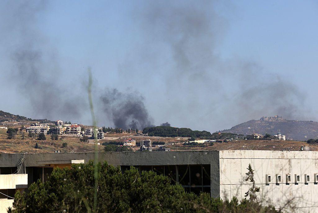 Humo en Líbano 
