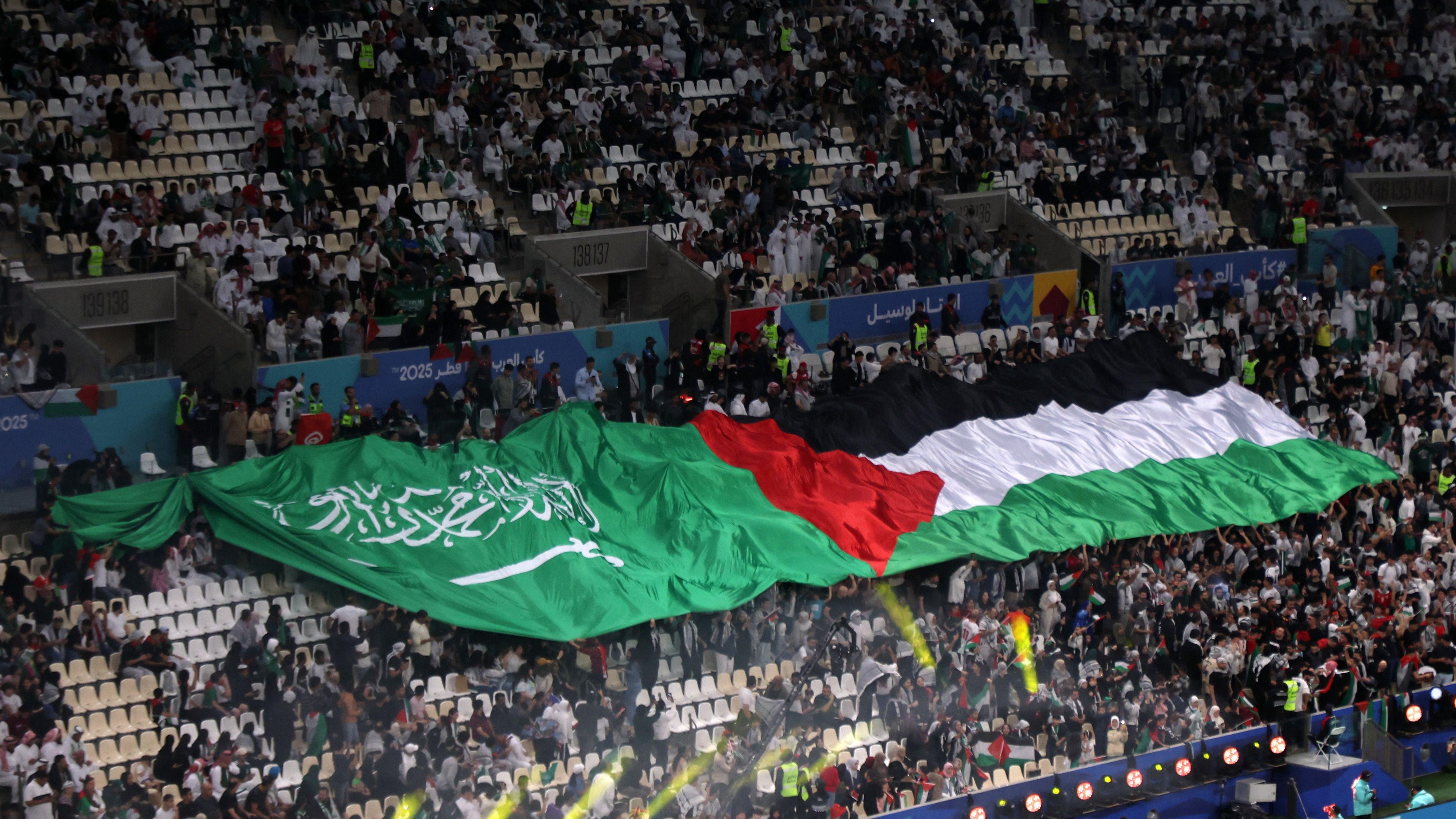 المغرب والسعودية يتأهلان إلى نصف نهائي كأس العرب، ومغامرة سوريا وفلسطين تصل إلى نهايتها 