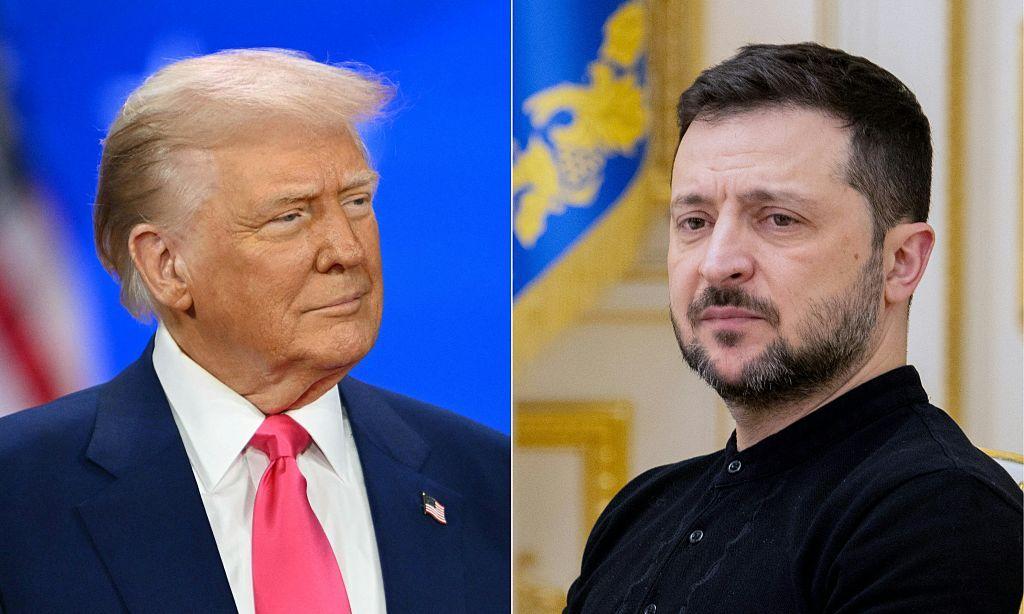 بوتين ربما يهزأ بواشنطن بشأن كييف، لكنَّ ترامب لن يفعل شيئا - مقال في الإندبندنت 1 الرئيس الأمريكي دونالد ترامب (على اليسار) والرئيس الأوكراني فولوديمير زيلينسكي (على اليمين)