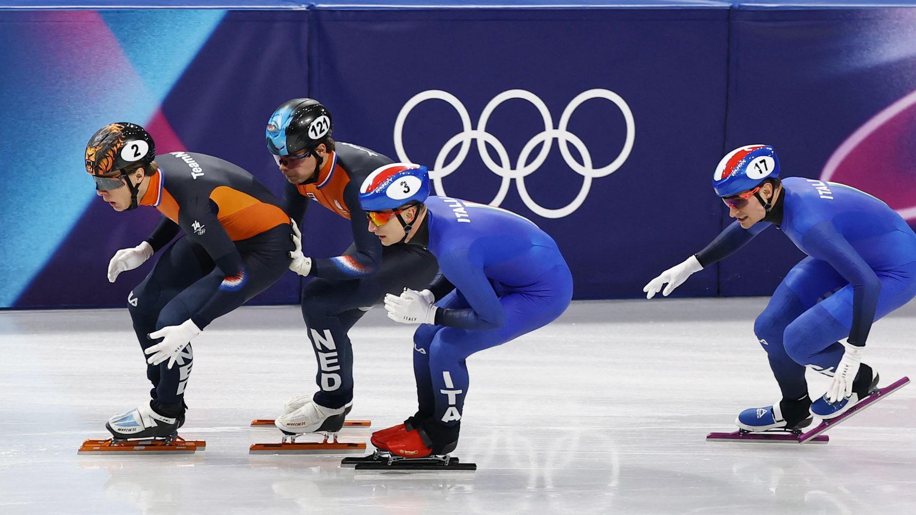 Winter Olympics: Watch short track speed skating mixed relay