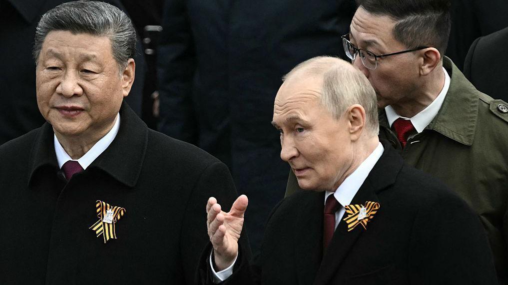 Putin y Xi en Moscú el viernes 9 de mayo de 2025.