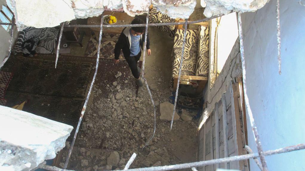 منزل متضرر في جنوب لبنان