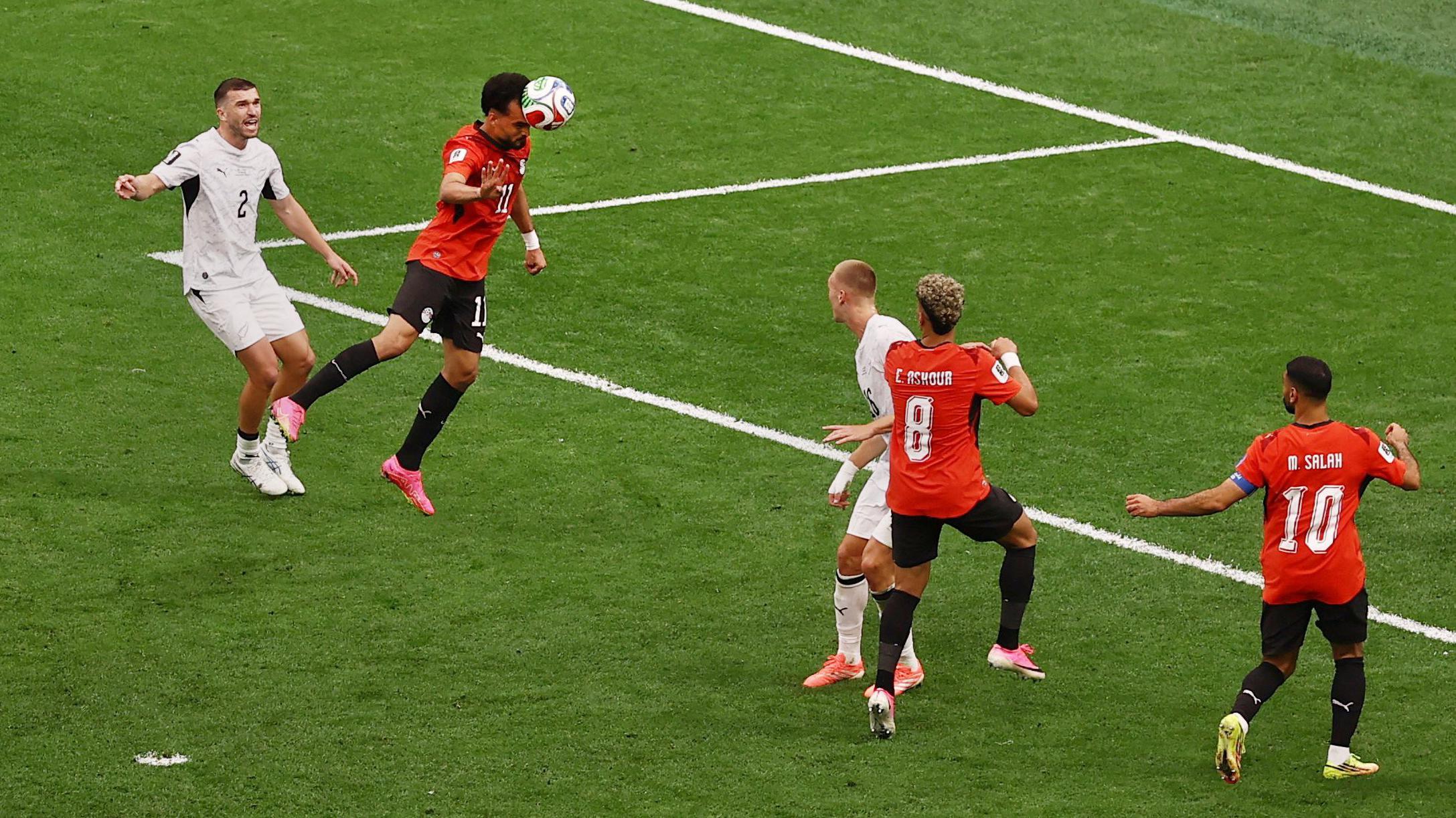 محمد صلاح يمنح "الفراعنة" التقدم على نيوزيلندا 