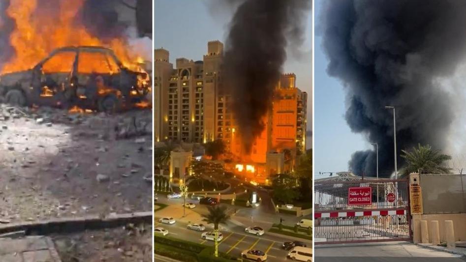 New strikes reported in Iran as Tehran hits US bases and allies across Middle East in retaliation