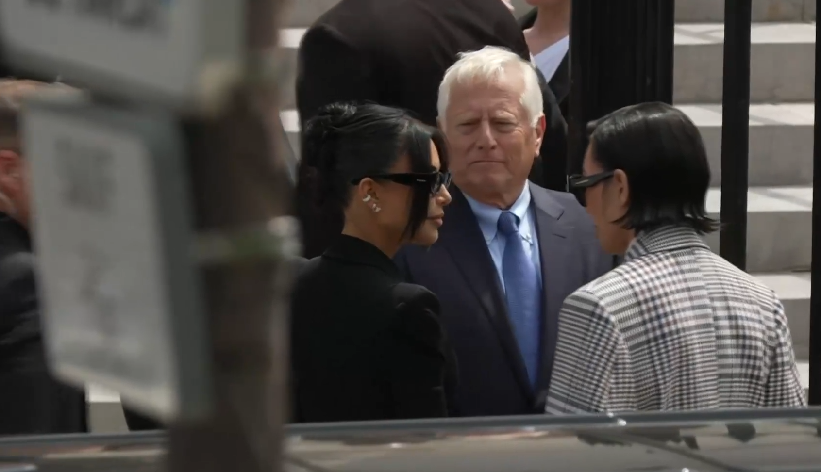 Kim Kardashian arrives at court in Paris to give evidence in $10m burglary trial