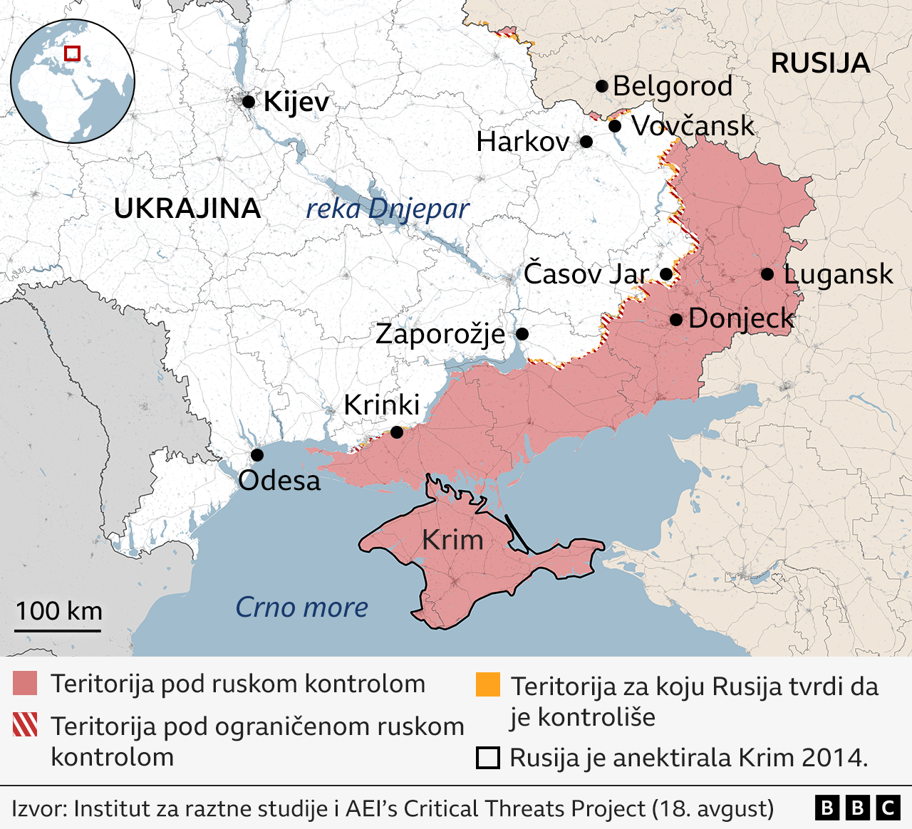 mapa ukrajine jug