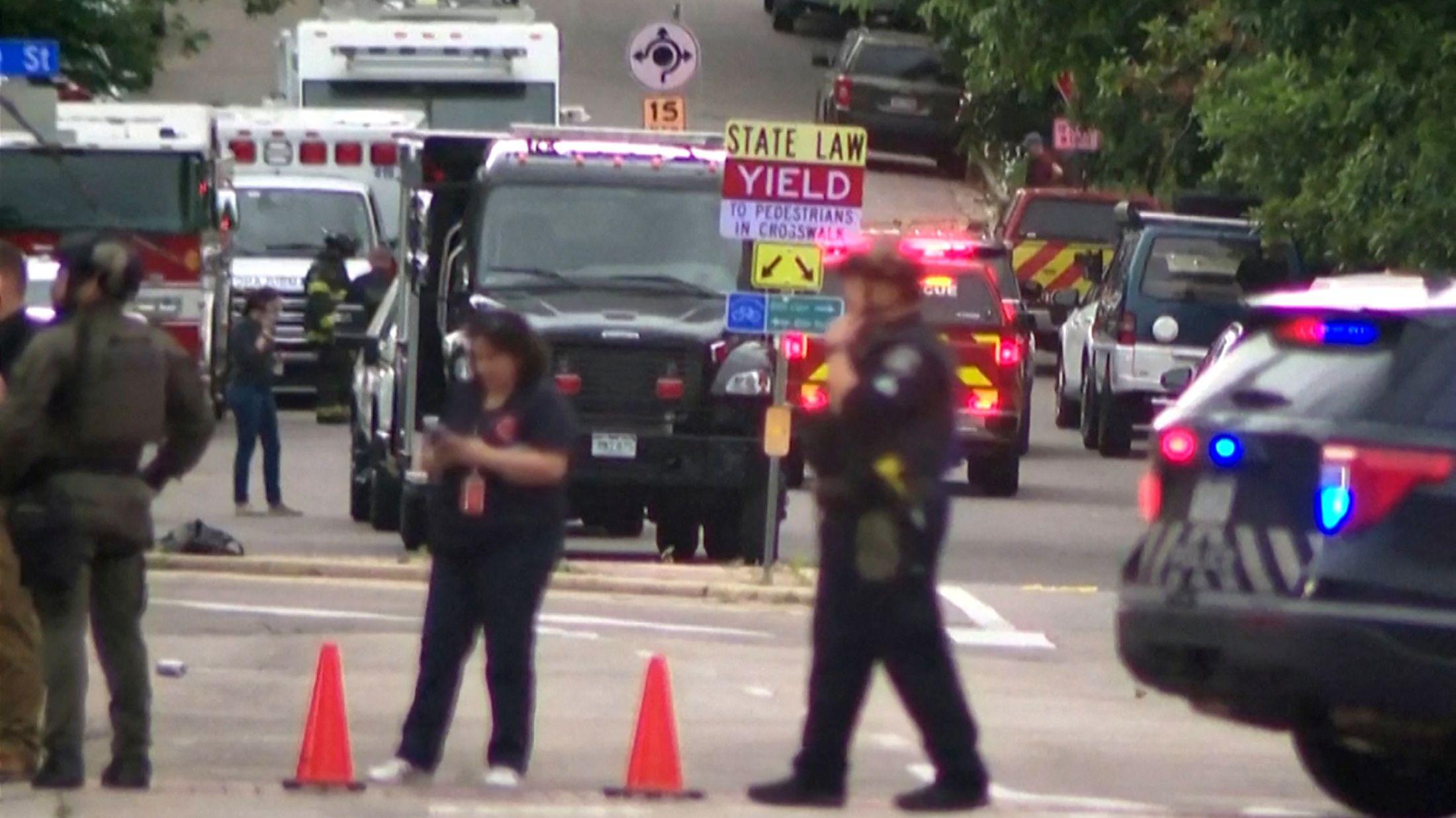 Six hurt in suspected terror attack in Colorado after man sets people on fire, says FBI
