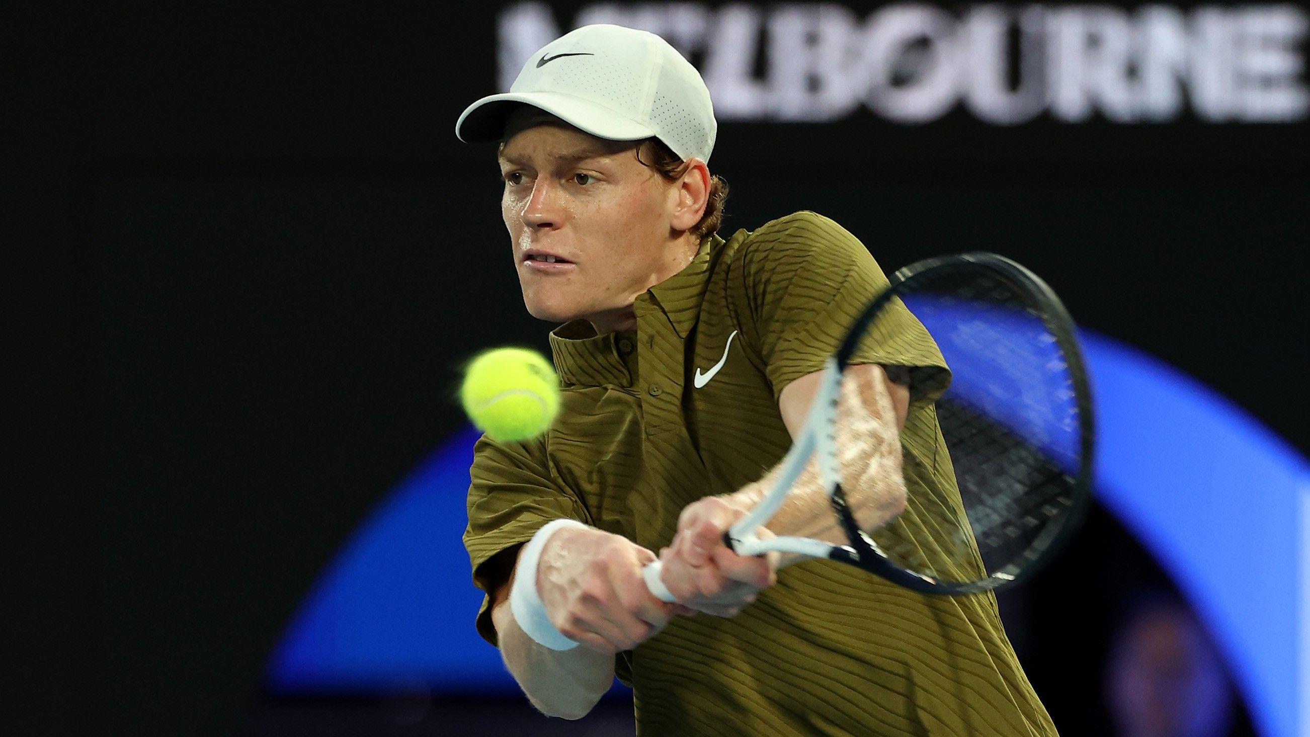 Australian Open: Sinner breaks Shelton after winning first set - listen & follow