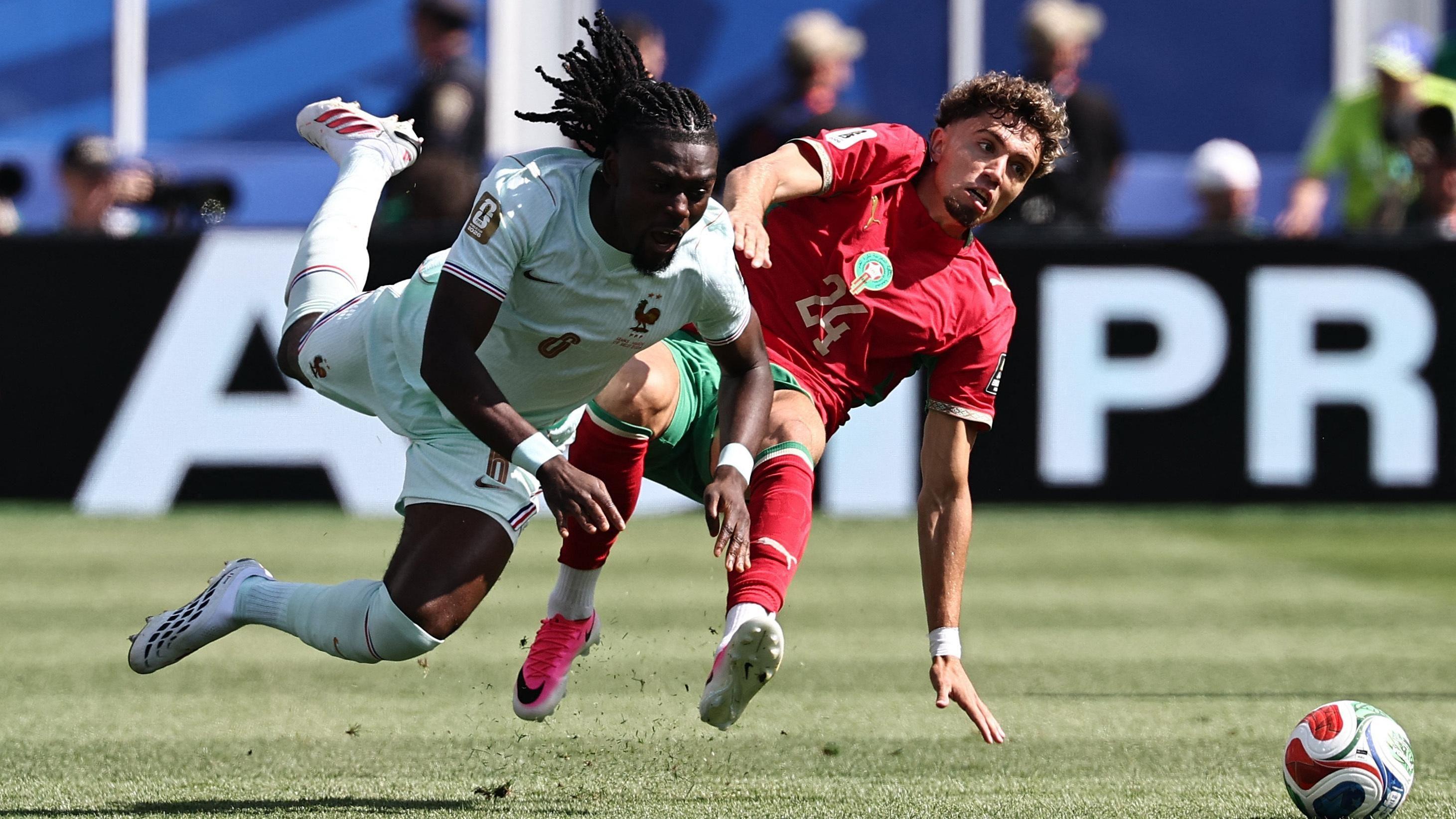 Mbappe penalty saved with France and Morocco goalless