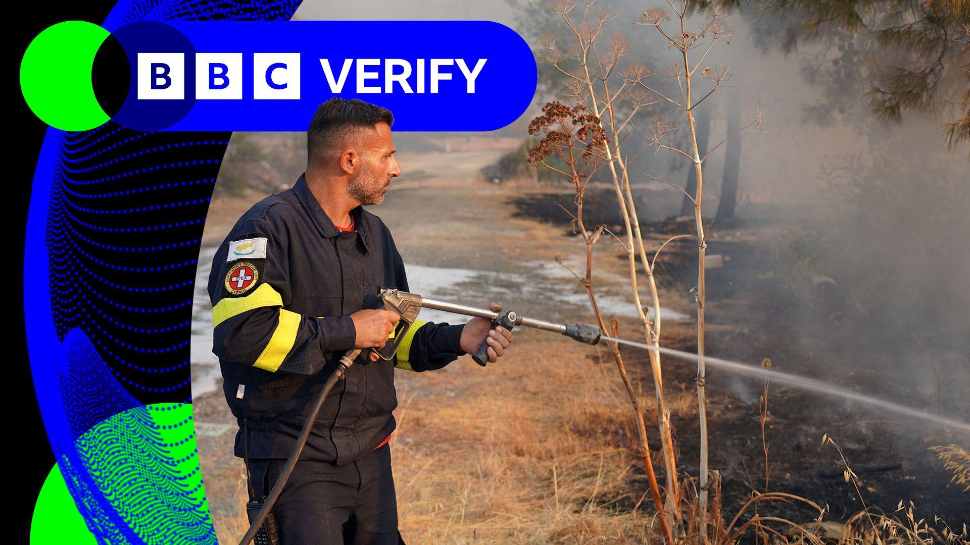 Inside BBC Verify - Satellite view of Cyprus fires and analysing doctors’ pay row