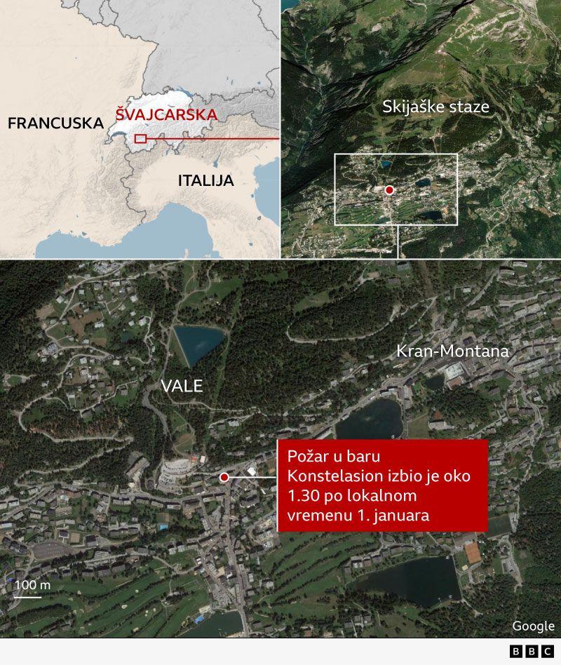 Tragedija u švajcarskom skijalištu: 40 mrtvih i 119 povređenih u požaru 2 tragedija u švajcarskoj, požar u švajcarskoj, požar u kran montani u švajcarskoj, požar u kafiću u skijalištu u Švajcarskoj