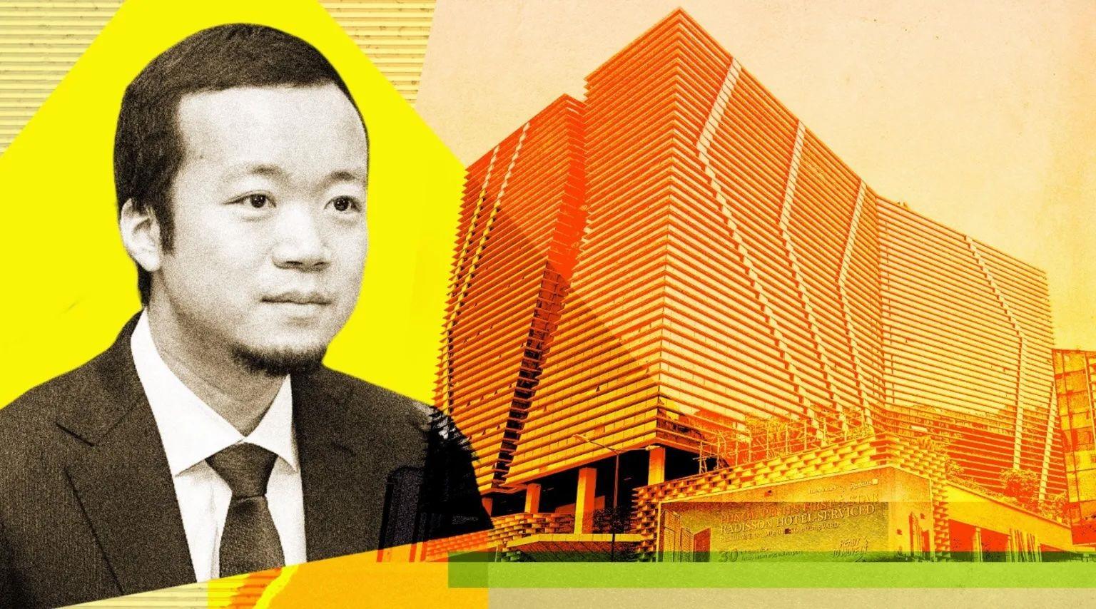 陳志與太子集團建築的合成影像