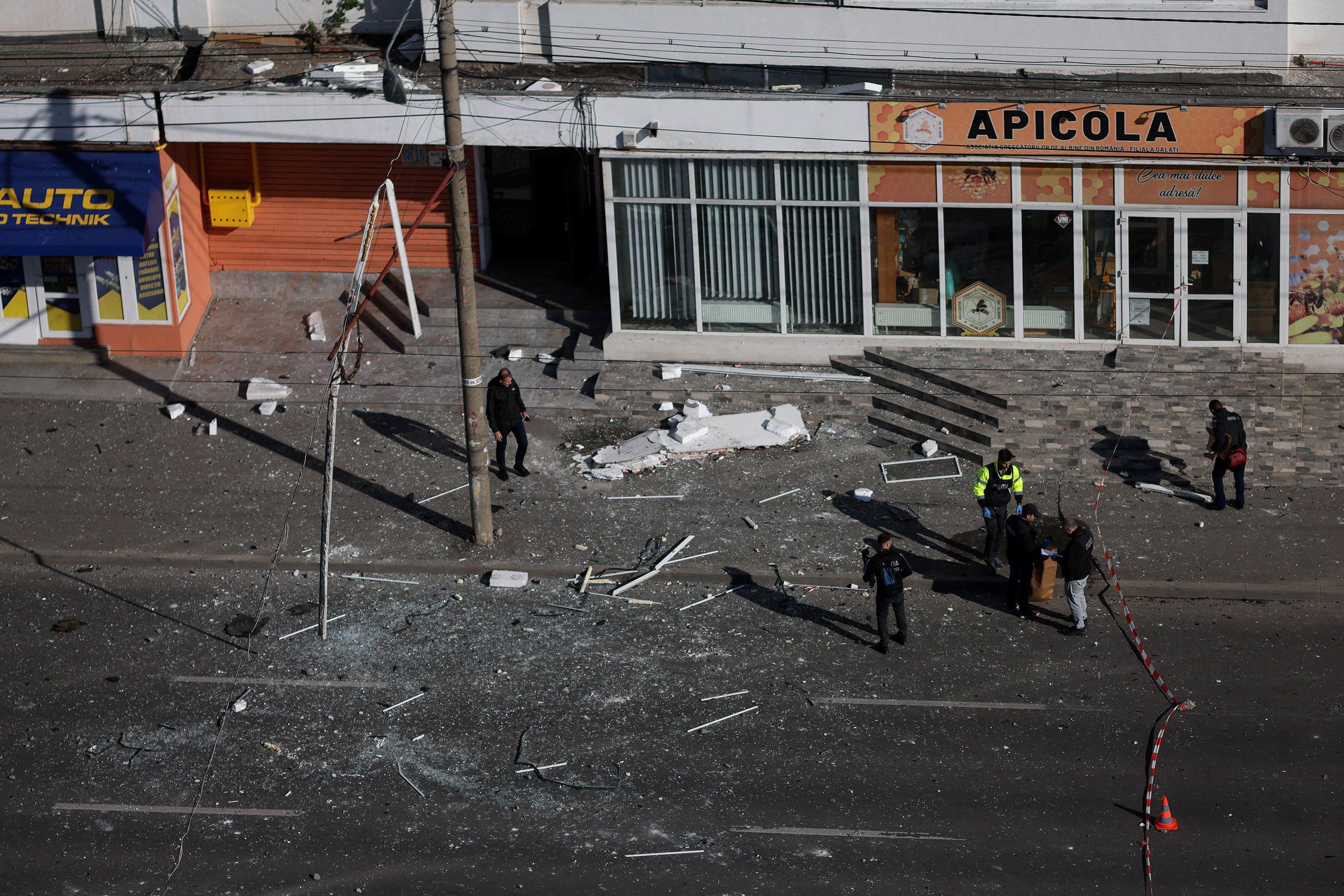 posledice udara drona u Rumuniji