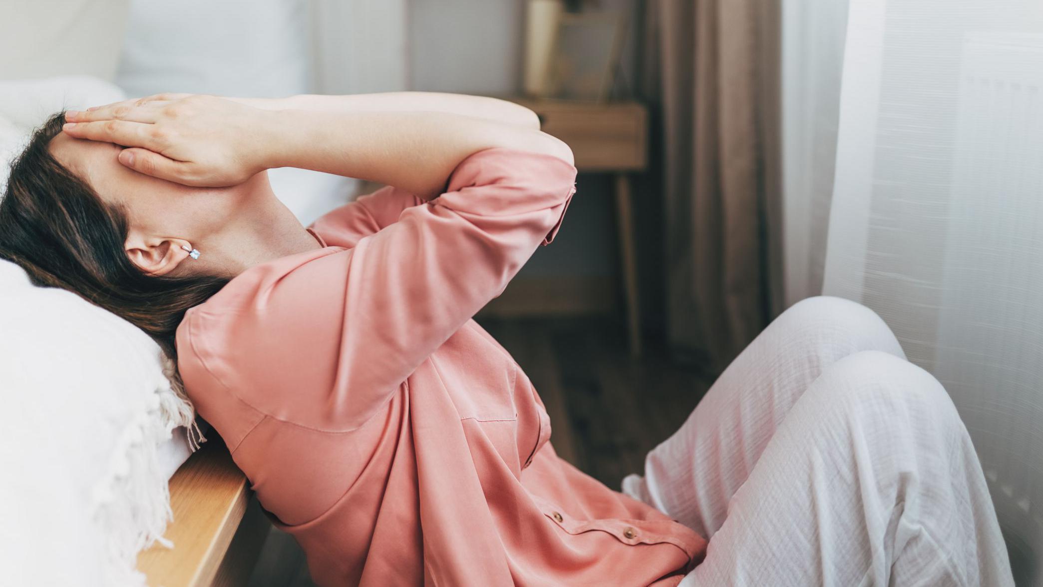 امرأة محبطة