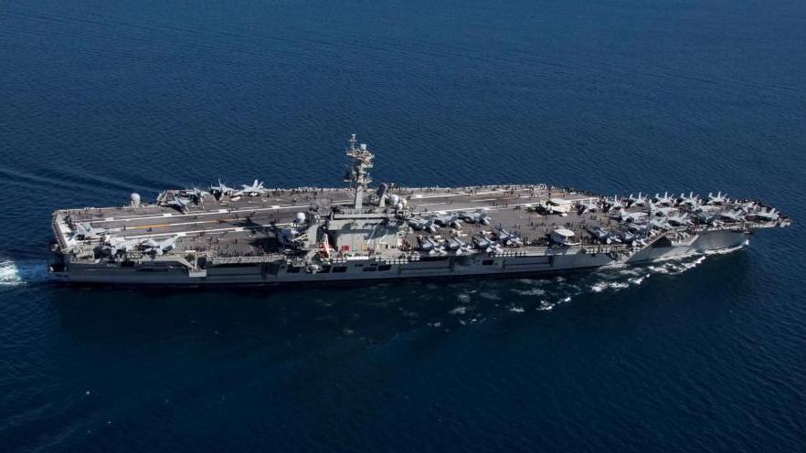 US says it shot down Iranian drone flying towards aircraft carrier