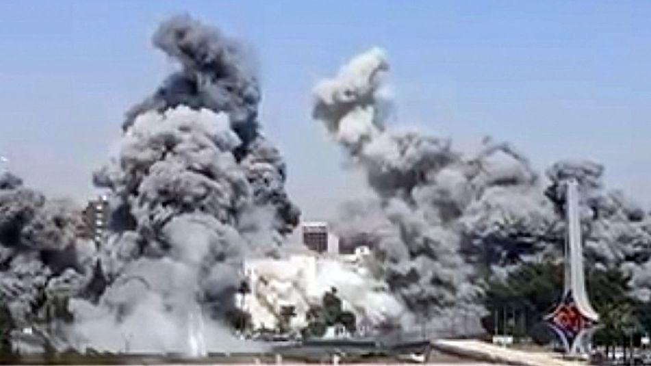 Israel strikes Syria's military HQ in Damascus and area around presidential palace