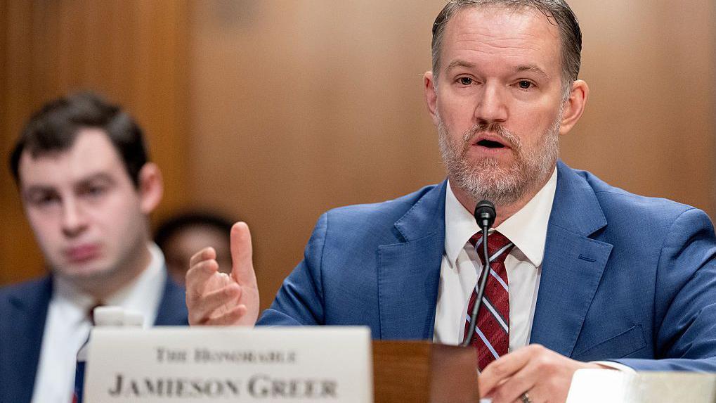 Jamieson Greer, representante comercial de Estados Unidos, durante una audiencia del Comité de Finanzas del Senado en Washington, DC, EE. UU., el miércoles 22 de julio de 2026.