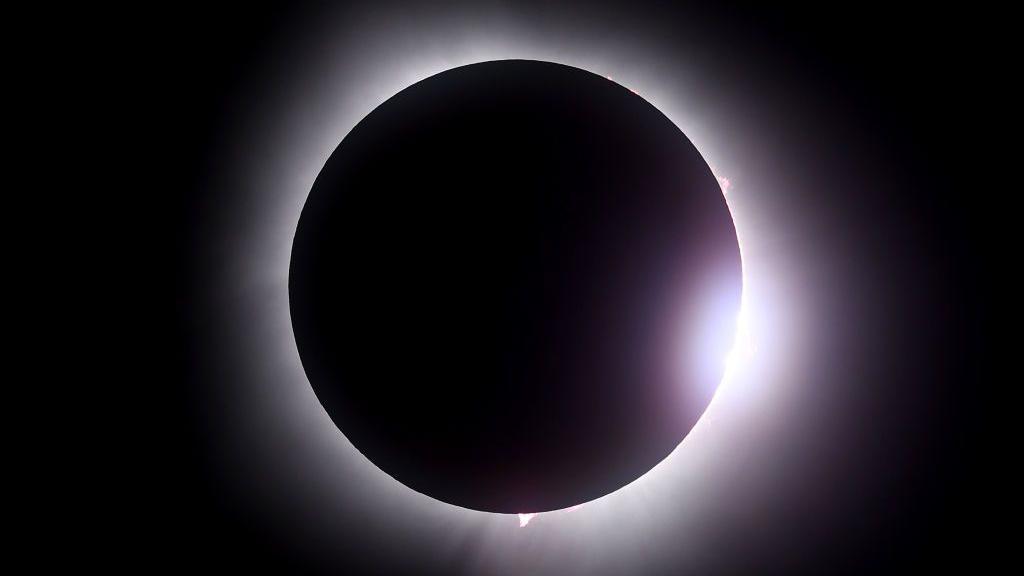 Un eclipse total de sol