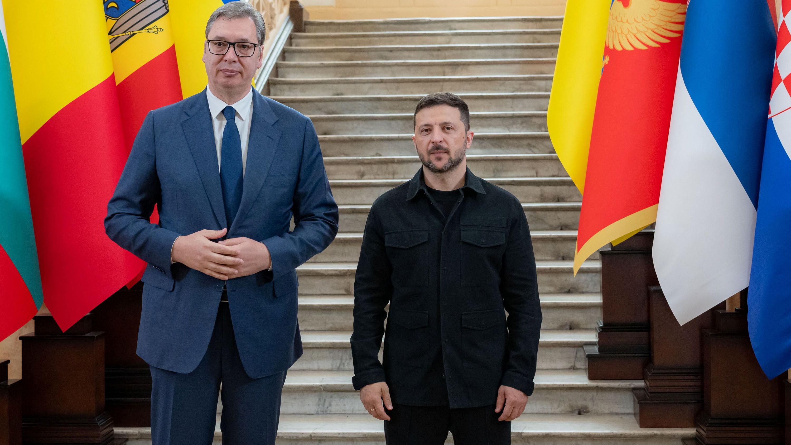 Vučić u Kijevu prvi put od početka ruske invazije na Ukrajinu 2 Vučić i Zelenski u Moldaviji, u junu 2023.