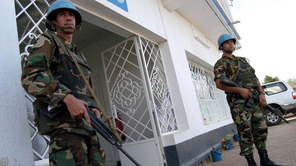 Soldados de las fuerzas de paz de la ONU destacados en la República Democrática del Congo