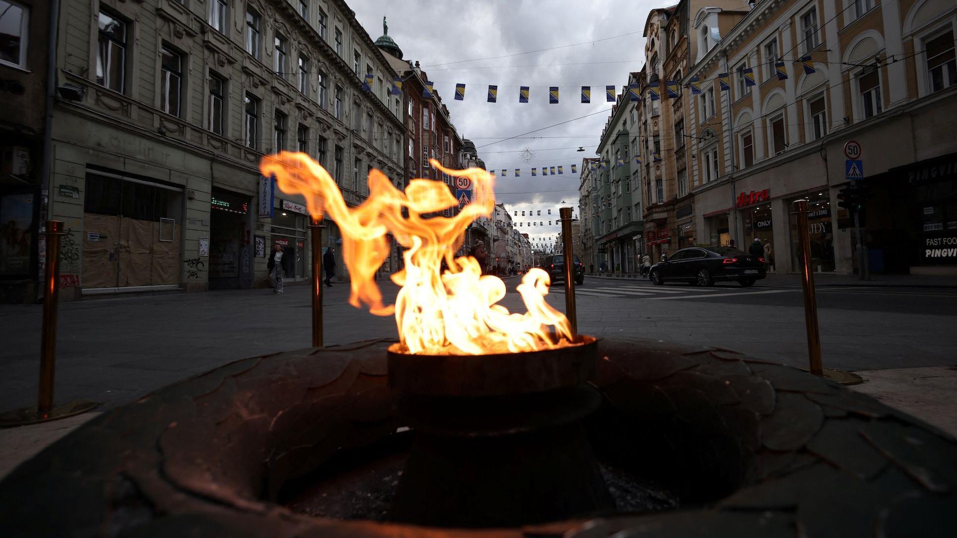 Spomenik „Večni plamen" u Sarajevu 