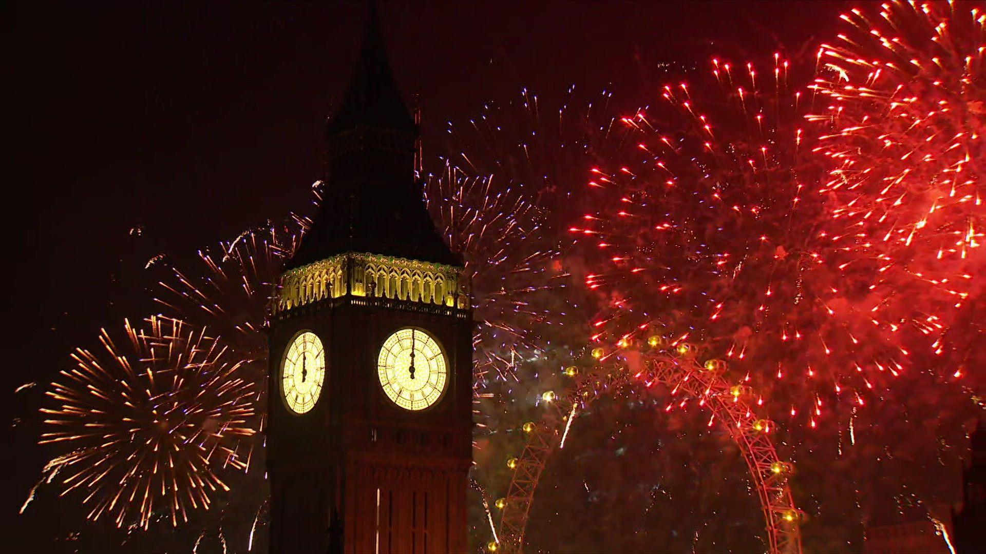 Watch live from London fireworks celebration as UK welcomes in 2026