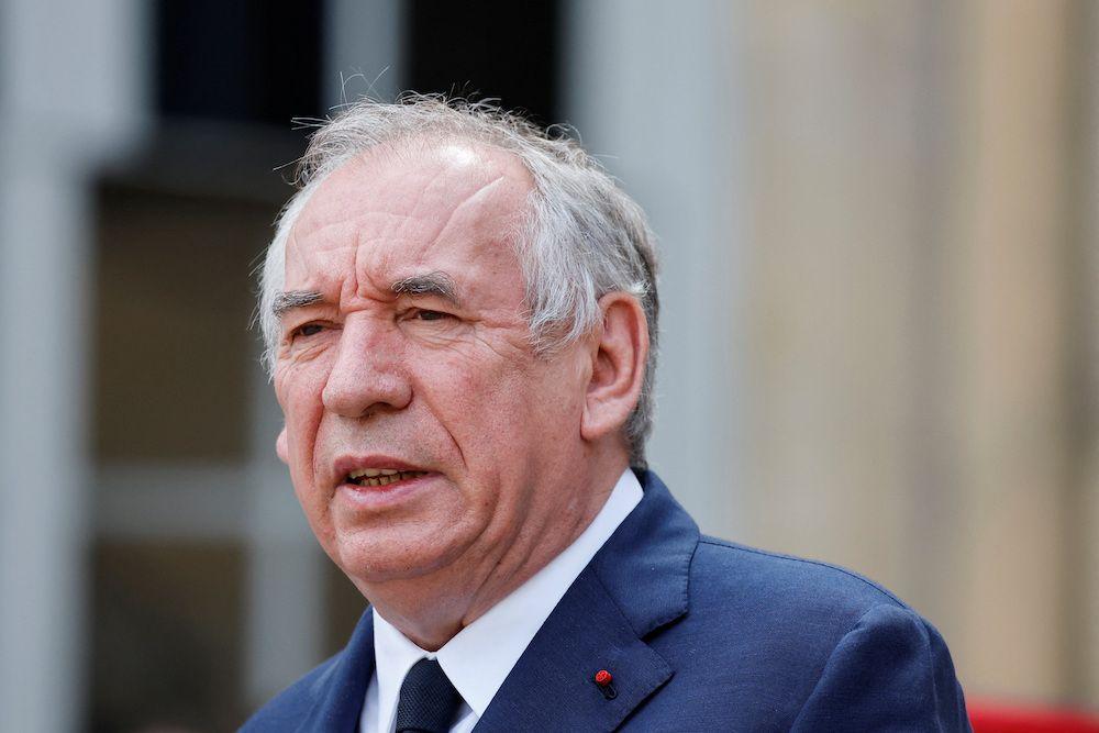 O ex-primeiro-ministro da França, François Bayrou.  