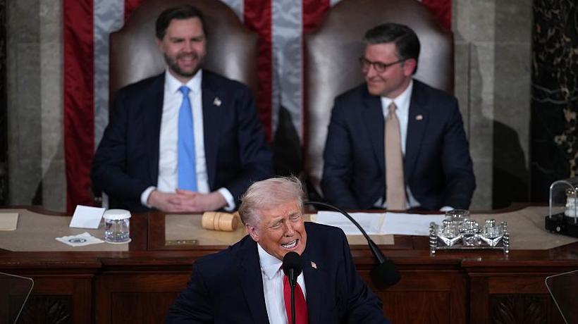 Trump says 'our nation is back' as he begins State of the Union address