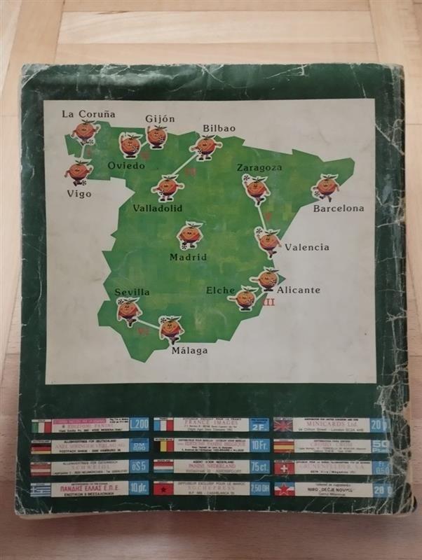 album sa sličicama za svetsko prvenstvo u Španiji 1982.