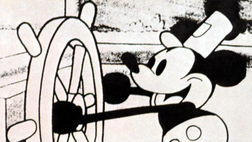 لقطة من مشهد لميكي ماوس رسوم متحركة من إنتاج والت ديزني