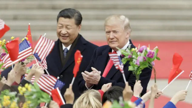 ترامب وشي جينبينغ 