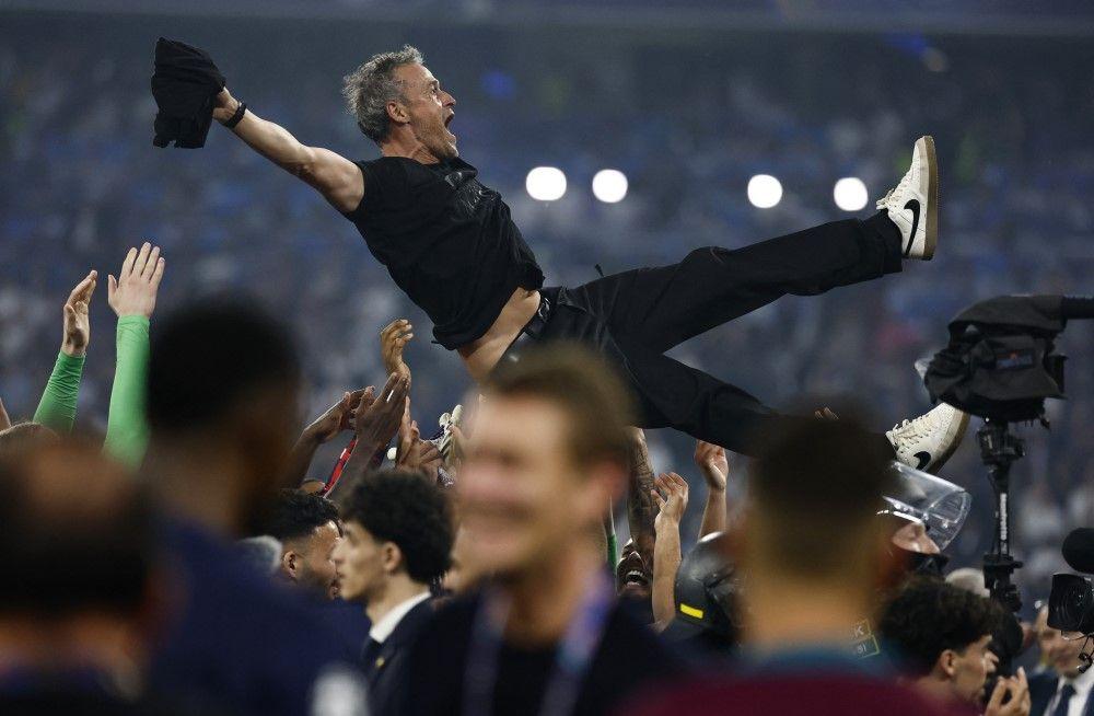 luis enrike, pari sen žermen je šampion evrope, psž, finale lige šampiona psž - inter