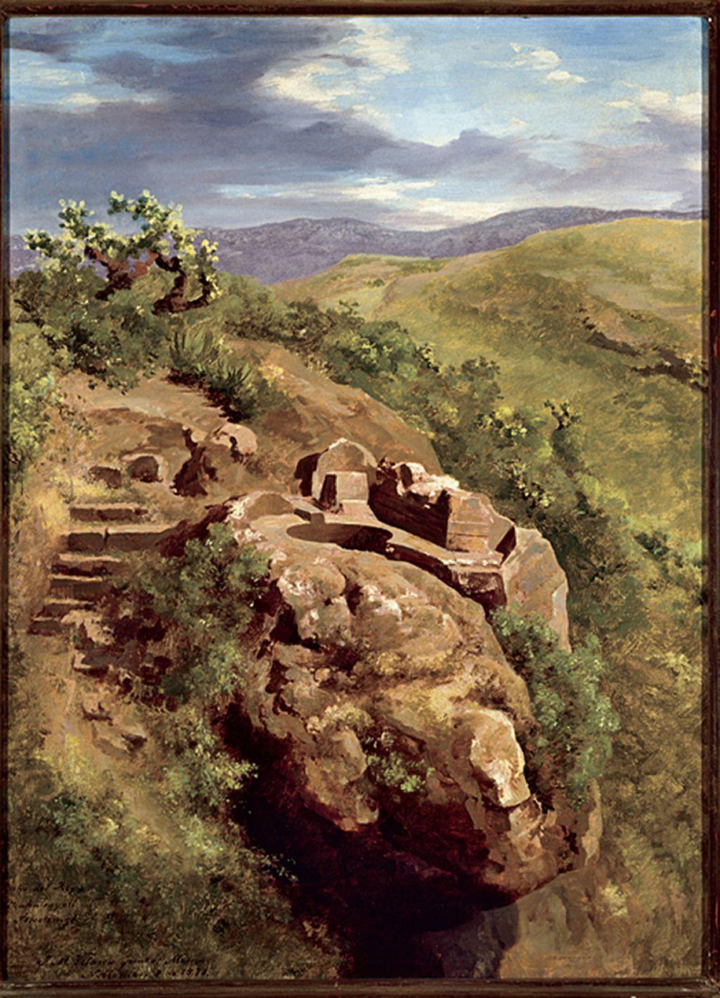 Estructura prehispánica labrada en piedra y comúnmente conocida como el Baño del Rey o el Baño de Nezahualcóyotl.