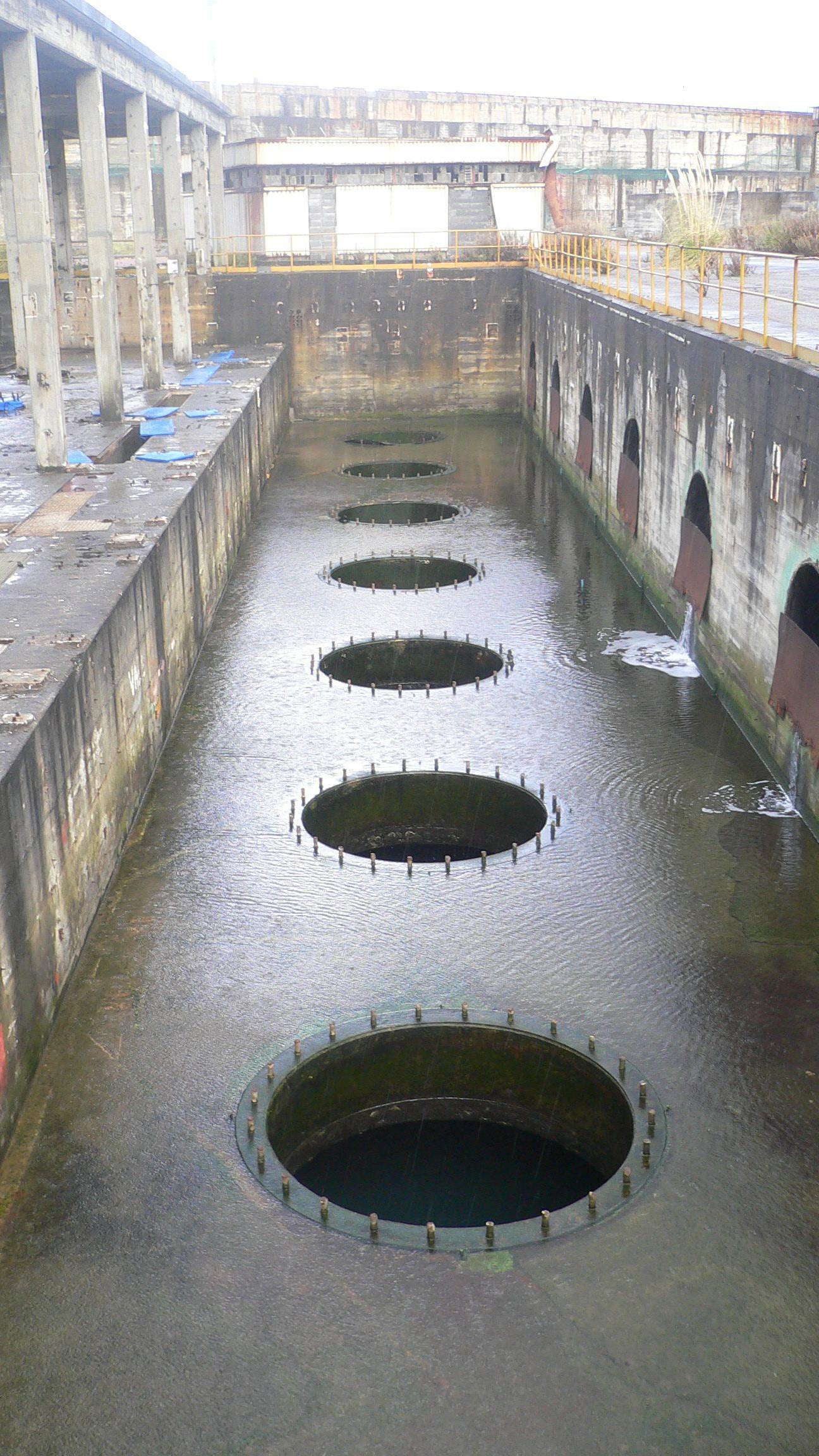 Instalações da usina nuclear de Lemóniz, em imagem de 2012