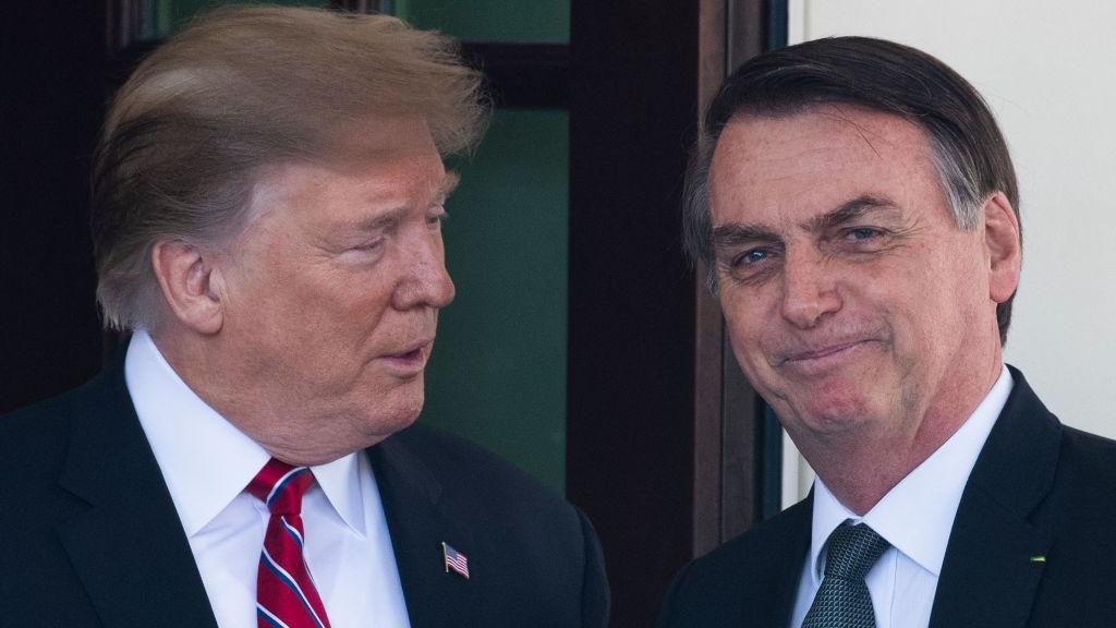 Donald Trump y Jair Bolsonaro.