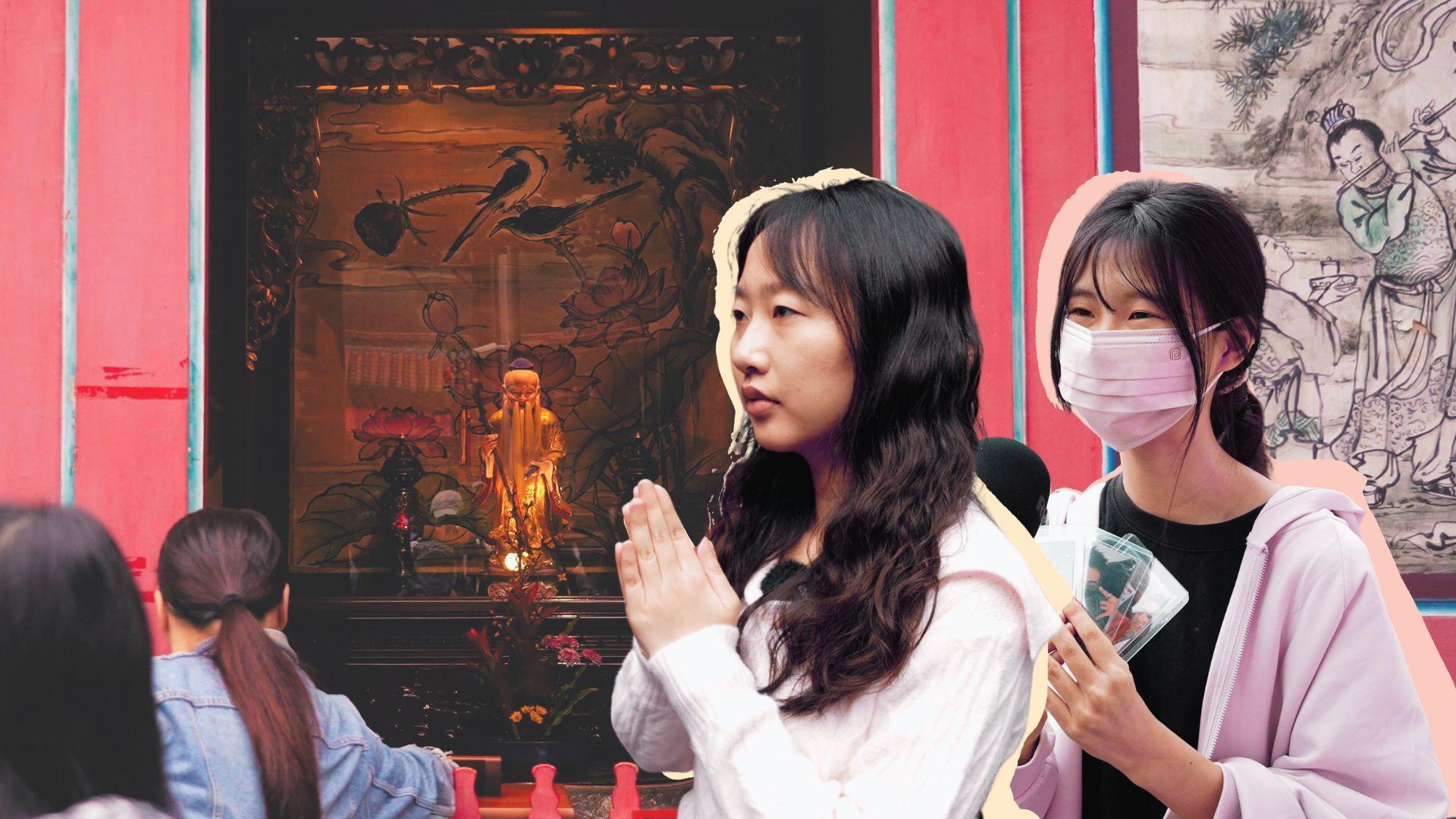 隨大型演唱會愈來愈難搶，許多台灣年輕人將「拜月老」視為搶票前的關鍵一步。