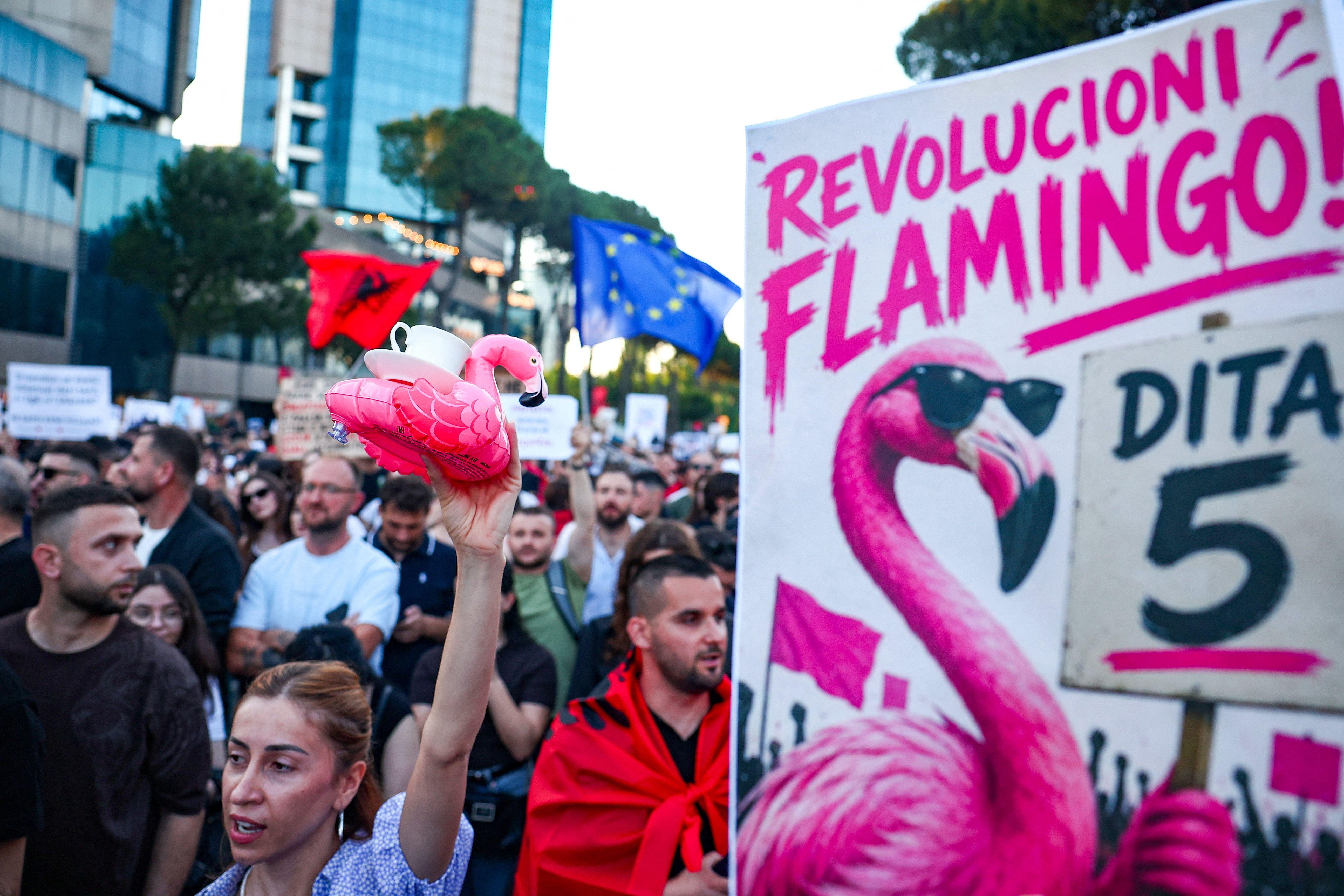 protesti u Tirani