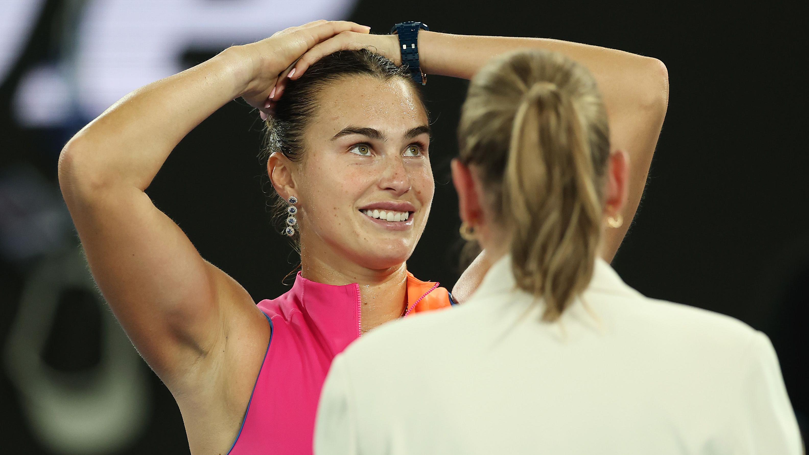 Australian Open: Sabalenka beats Svitolina to reach final - reaction