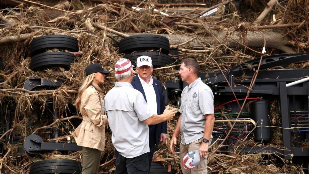 Trump surveys damage in Texas after floods kill 120 and leave 160 missing